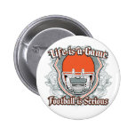 Fußballspiel-Orange Buttons