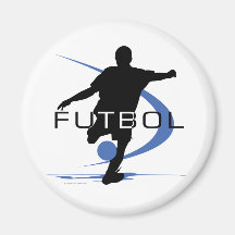 Futbol - Blau - Jungen Magnets