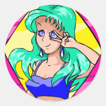 Fuu Runder Sticker