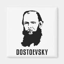 Fyodor Dosoevsky Kühlschrankmagnete