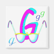 G - Alphabet-Magnet Kühlschrankmagnete