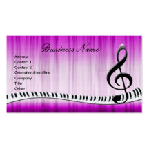 G-Clef-u. Musik-Anmerkungs-Visitenkarten