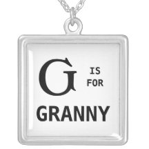 G ist für den mit Monogramm Oma-Monogramm-Anhänger