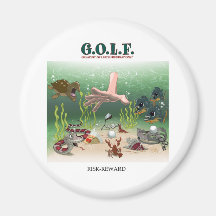 G.O.L.F. AM BESTSTEN VON DEN FRUSTRATIONEN DES LEB KÜHLSCHRANKMAGNETE