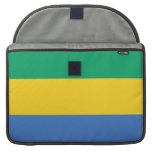 Gabun-Flagge Sleeves Für MacBook Pro