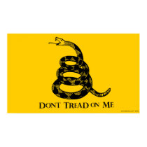 Gadsden-Flaggen-Plakat poster