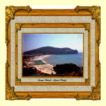 Gaeta Strand-Vintager Rahmen poster