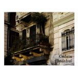 Galata Balkon-Postkarte