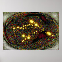 Galaxie-Ei multi Poster