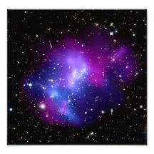 Galaxie-Gruppe MAC J0717 (Hubble Teleskop) Kunstphotos