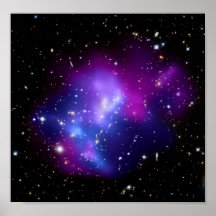 Galaxie-Gruppe MAC J0717 (Hubble Teleskop) Poster