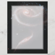 Galaxie-Paare Arp 273 (Hubble Teleskop) Flyerdruck