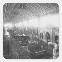 Galerie der verschiedenen Industrien Quadrataufkleber