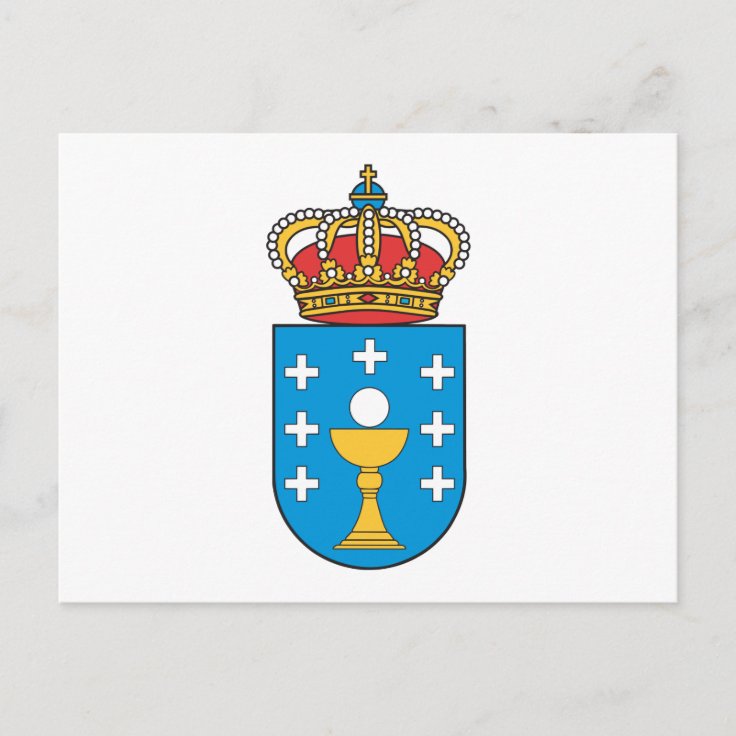 Galicien Wappen Postkarte Zazzle De