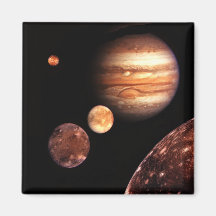 Galiläische Monde Sapce Jupiters u. Astronomie-Ges Magnete