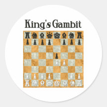 Gambit Königs Sticker