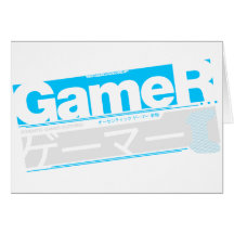 Gamer-Katakana - Videospiel-Japaner ゲーマー Karte