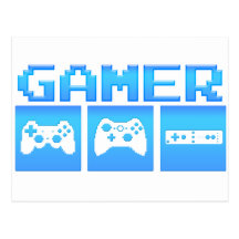 GAMER POSTKARTE