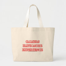 Gamers haben mehr Erfahrung Tasche