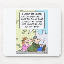 Gammlererfolg gehen zum gelassenen Kopf Mousepad