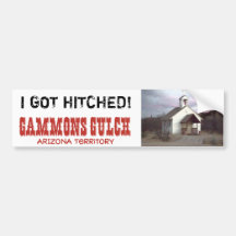 Gammons Gulch Movie Set Bumper Sticker