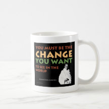 Gandhi Becher Tee Tasse