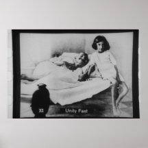 Gandhi, der mit Indira fastet Posterdrucke