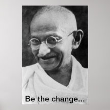 Gandhi "ist Plakat der Änderung"
