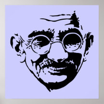 Gandhi Plakatdrucke