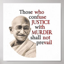 Gandhi Posterdruck