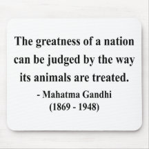 Gandhi Zitat 2a Mousepads