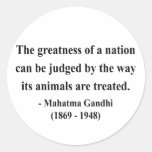 Gandhi Zitat 2a Sticker
