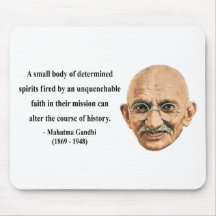 Gandhi Zitat 6b Mousepad