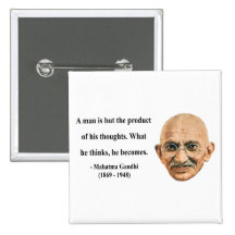 Gandhi Zitat 8b Button