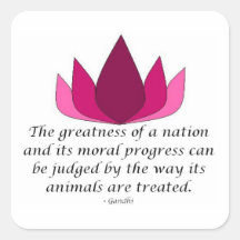 Gandhi Zitat Sticker