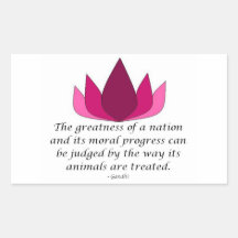 Gandhi Zitat Sticker