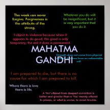 Gandhi Zitate Posterdrucke