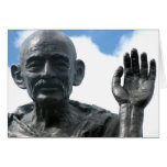 Gandhi Zitatkarte - seien Sie die Änderung…