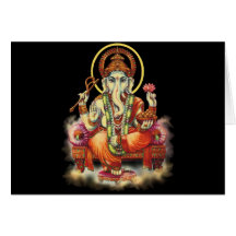 Ganesh Grußkarte