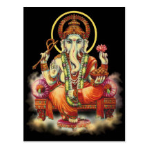 Ganesh Karte Postkarten