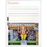 Ganesha Gott-Statue-trockenes Löschen-Brett