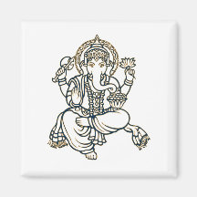 Ganesha hindische Gottheits-Gott Kühlschrankmagnete