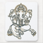 Ganesha hindische Gottheits-Gott Mauspad