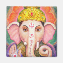Ganeshas Segen Kühlschrankmagnet