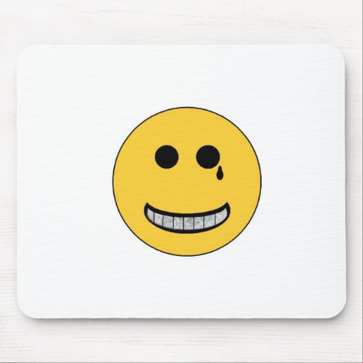 Gangsta smiley mousepads