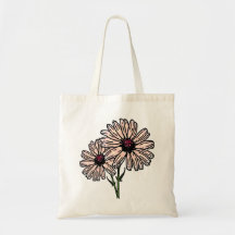 Gänseblümchen daisies einkaufstaschen