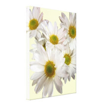 Gänseblümchen-Herz Gespannter Galerie Druck