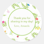Garden Theme Favor Sticker aufkleber