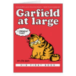 Garfield an der großen Anmerkungs-Karte