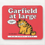 Garfield bei großem Mousepad